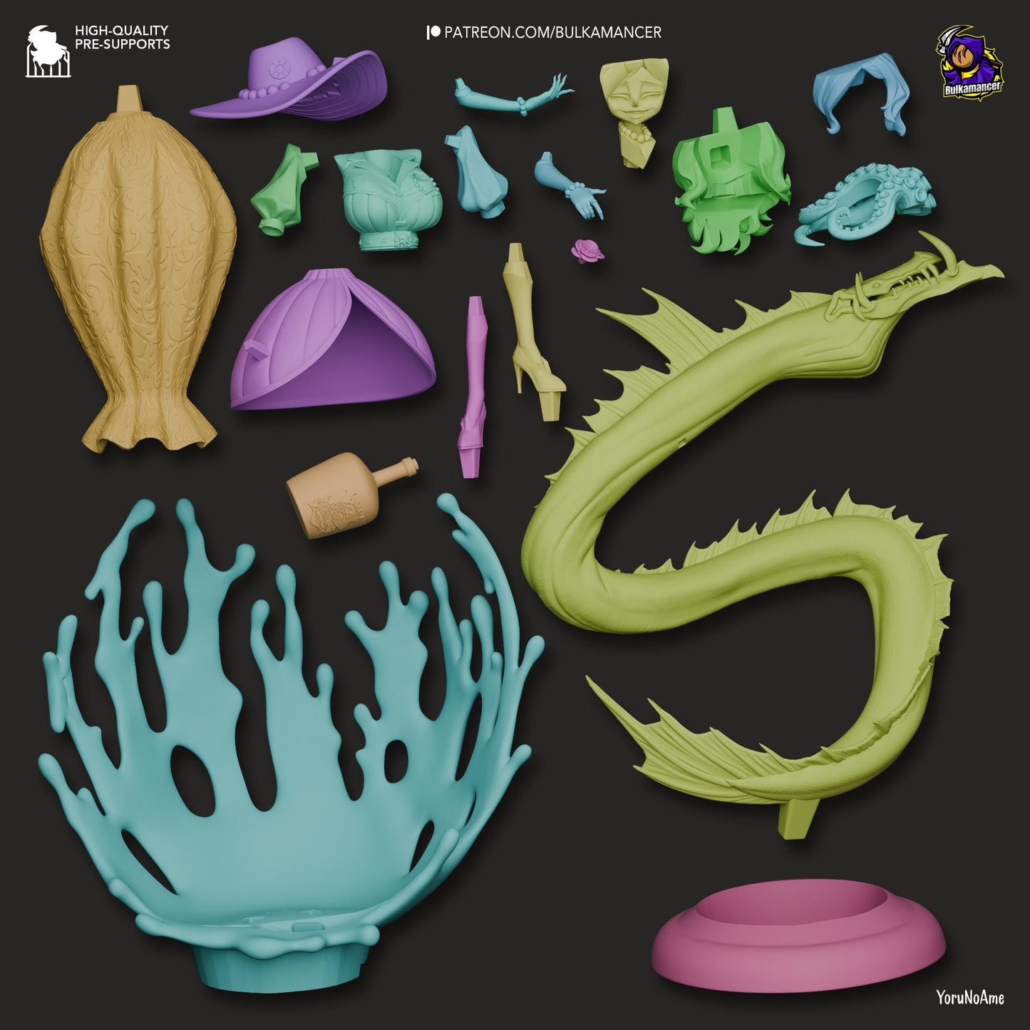 a bunch of toys that are sitting on a table