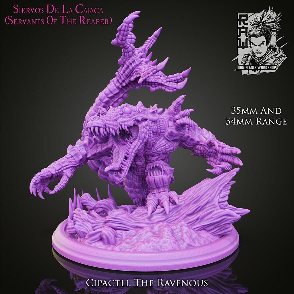 Servat of the Reaper 3d printed statue Collectible Miniature figure gift idea nsfw pin up unpainted 35 mm scale
