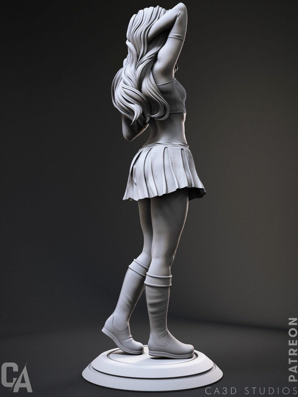 Supergirl Collectible 3D Print Fanart Statue - Dynamic DC Comics Heroine Figure for Fans