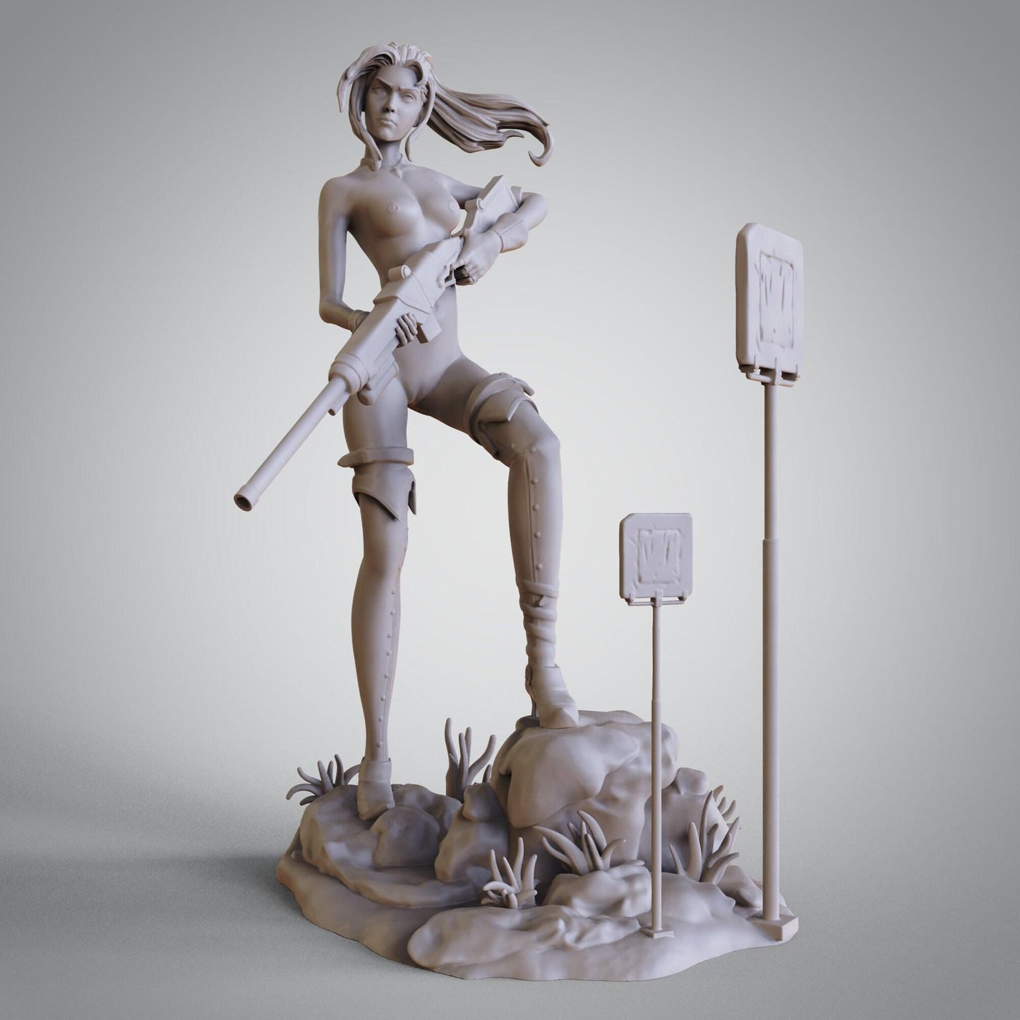 Arcane Caitlyn Kiramman Collectible Resin Statue – Painted or Unpainted Model Kit (NSFW Option Available)