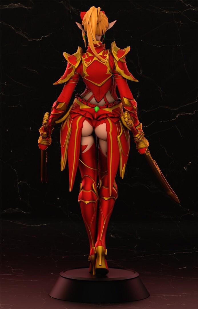 Dark Elf Assassin Collectible Resin Statue – Painted & Unpainted Miniature Model Kits for Tabletop & RPG Fans