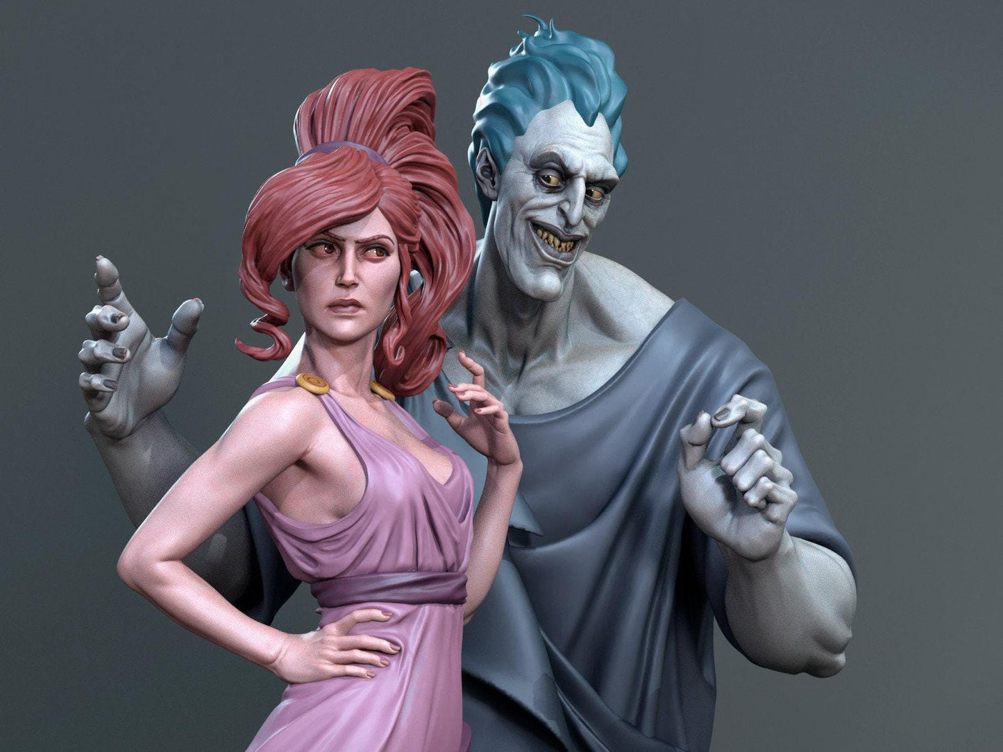 Heroic Zagreus Hades Video Game 3D Printed Statue: Unofficial Roguelike Collectible Fan Art Figure