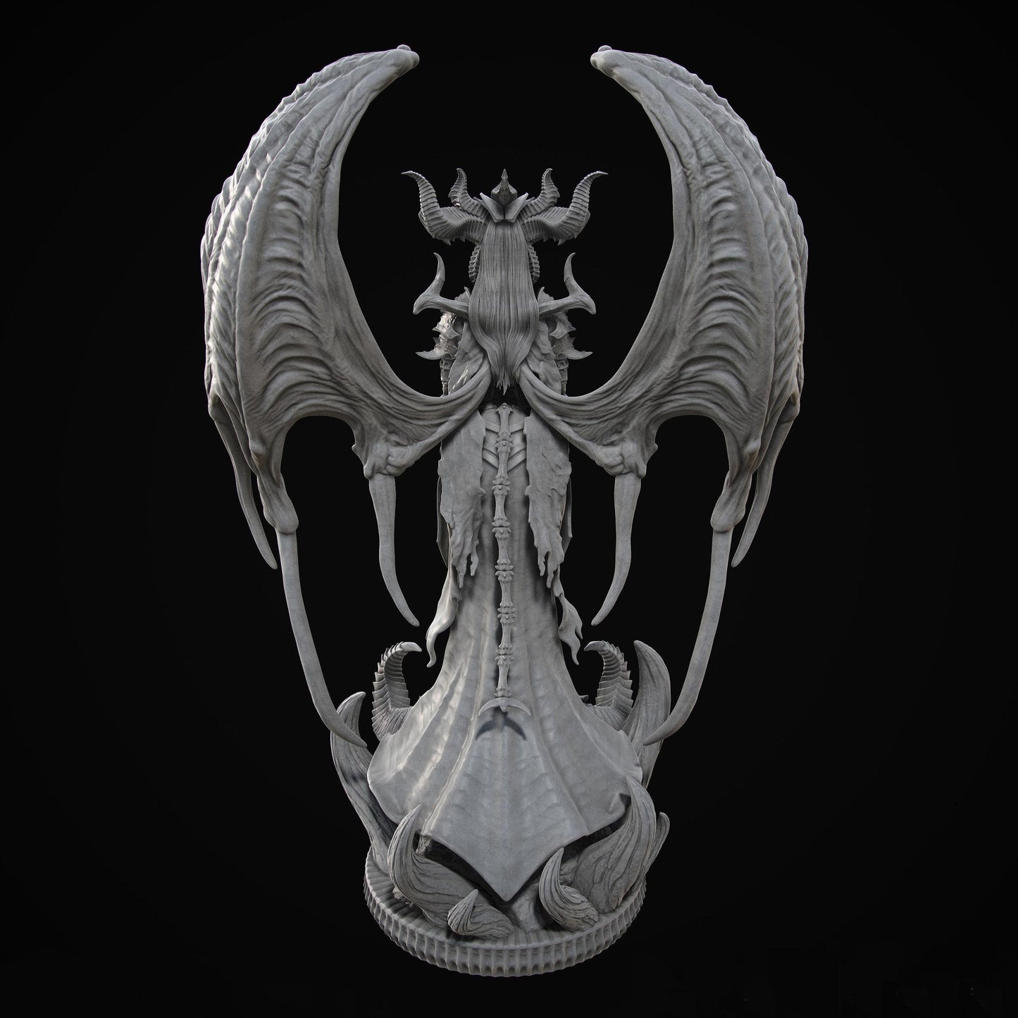 Demon Lilith - Mother of All: Hauntingly Beautiful 3D Printed Miniature for Mythology & Fantasy Fans Halloween
