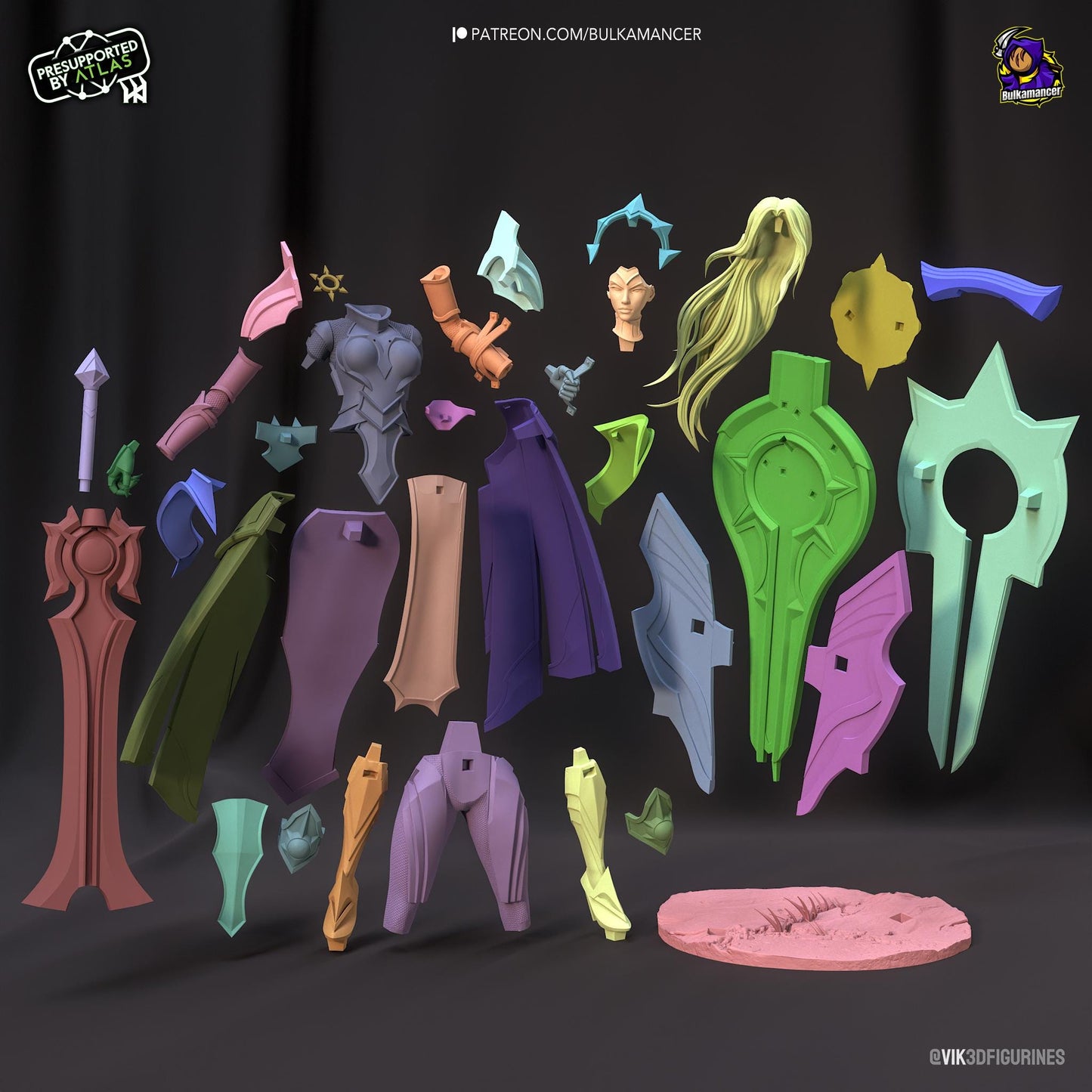 a bunch of different shapes and sizes of items