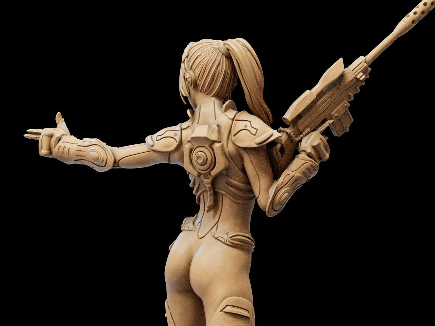 Precision Perfect: Nova Sniper 3D Print Collectible Figurine – Elite Sci-Fi Resin Display Piece
