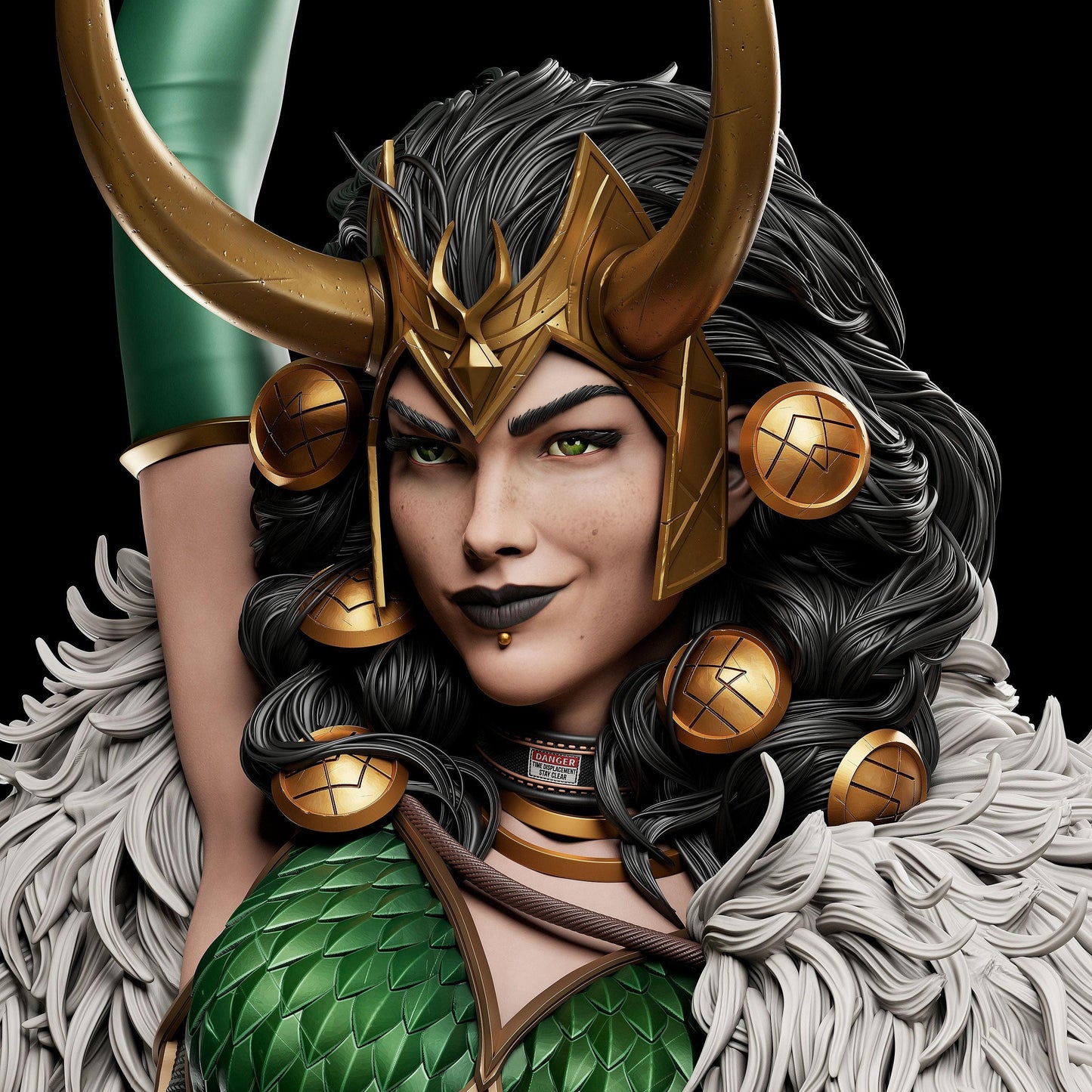 Lady Loki Fanart: Impressive 3D-Printed Collectible Figure - Marvel Villainess