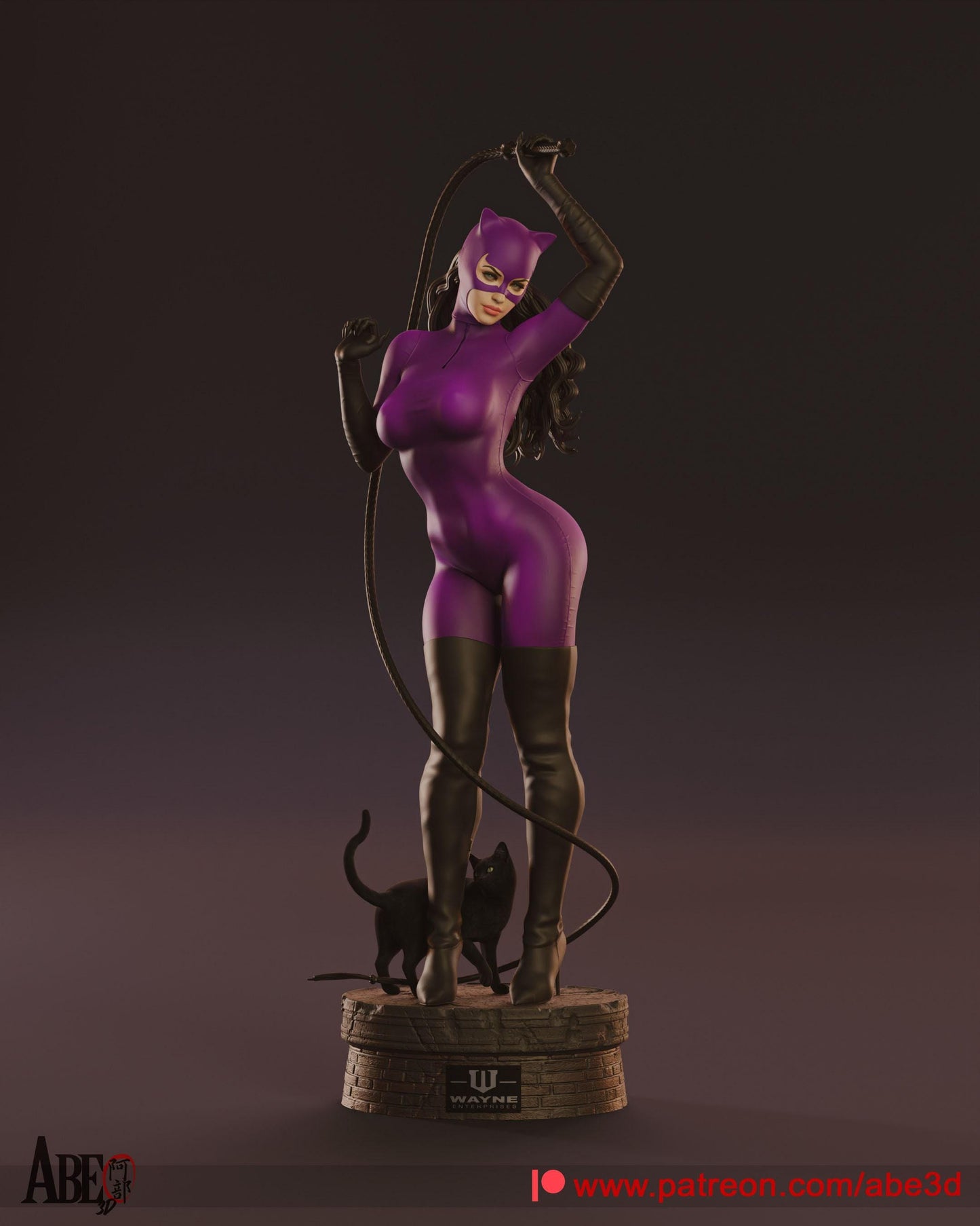 Catwoman: Iconic 3D Print Collectible Statue - DC Comics Fanart