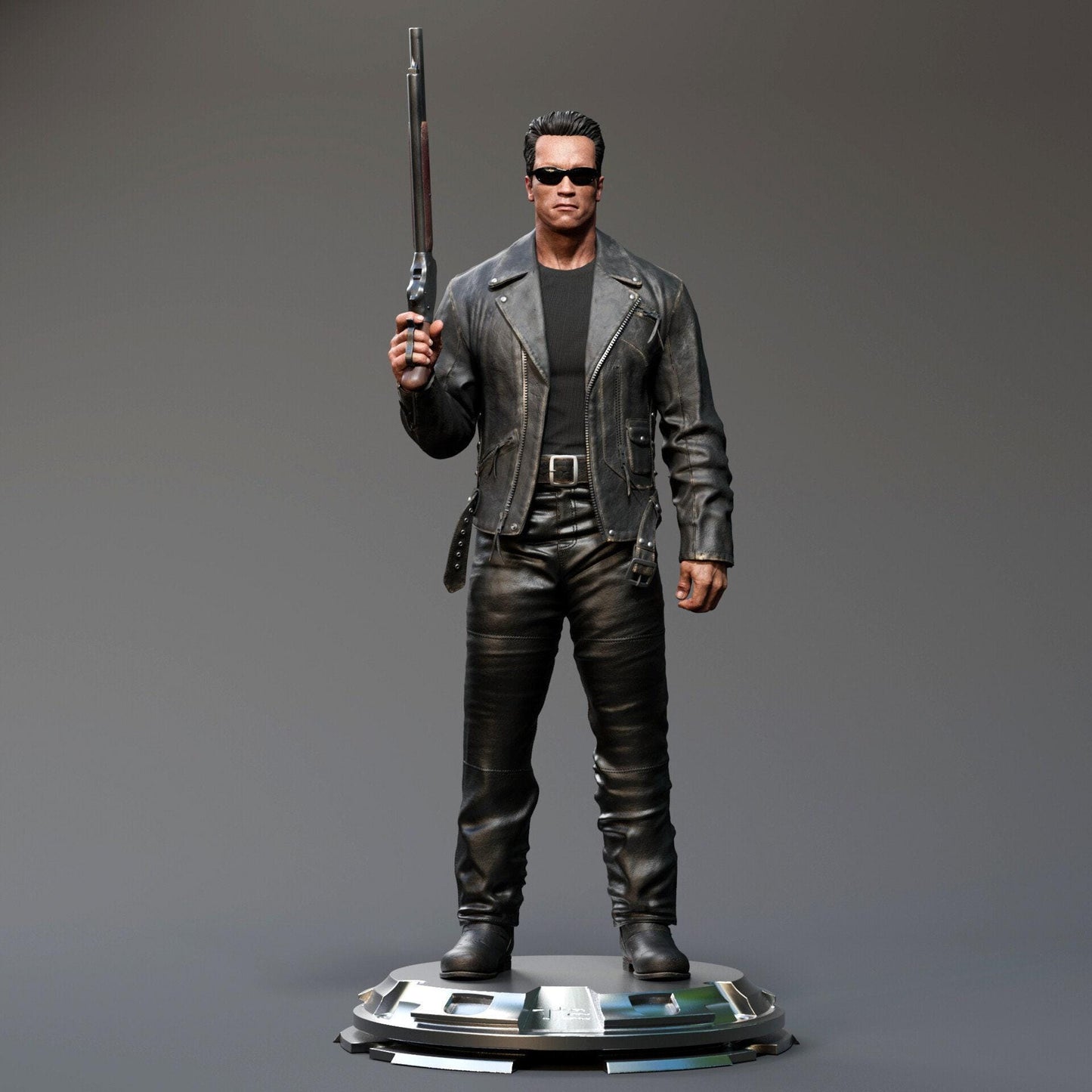 Authentic Terminator T-800 Endoskeleton 3D Printed Statue: Iconic Sci-Fi Movie Collectible Fan Art Figure
