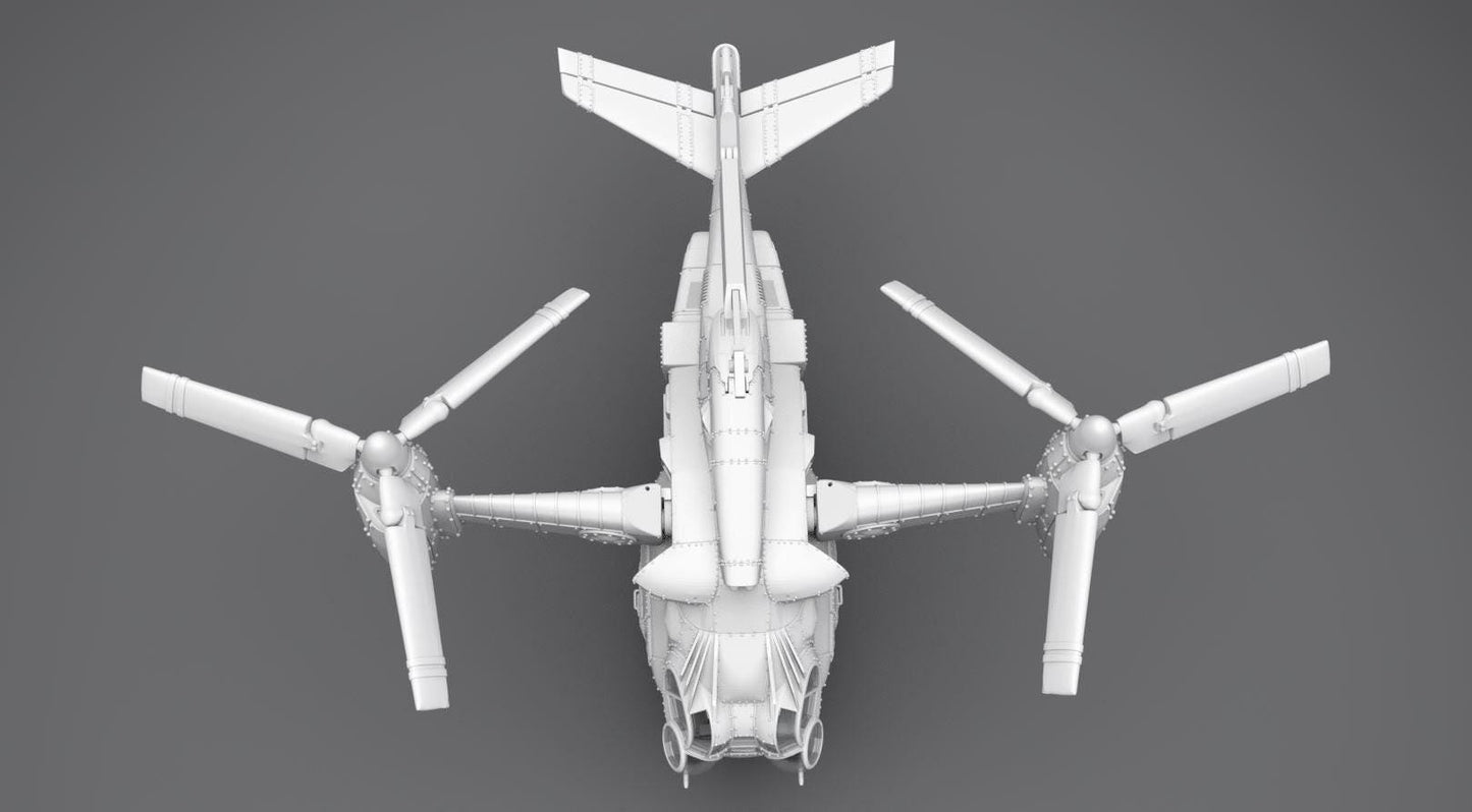 Fallout Vertibird Collectible 3D Resin Model | Hand Painted or Unpainted Post-Apocalyptic Vehicle