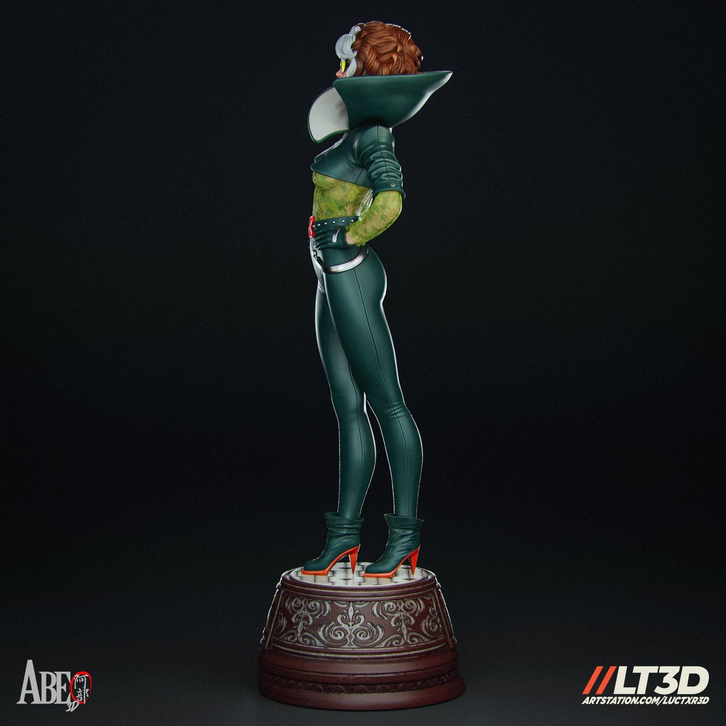Rogue Hellfire Gala 3D Print Collectible Statue - Stunning X-Men Marvel Figure for Fans