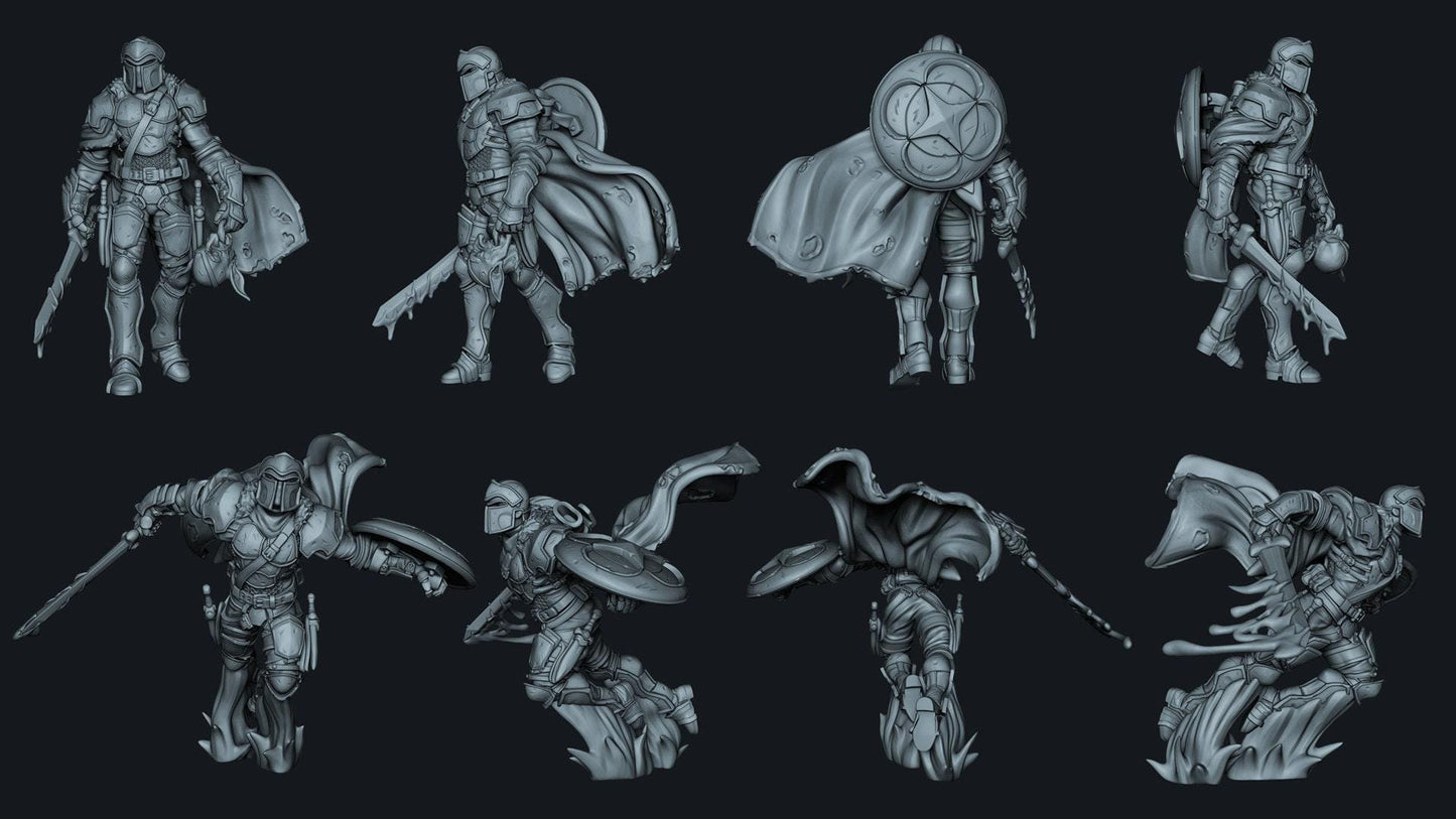 Kagyu The Slayer Collectible Miniature, 35 mm, Tabletop miniatures, Pathfinder, dungeons and dragons, dnd