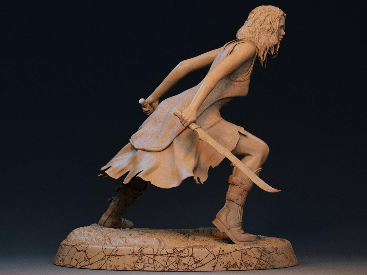 Dynamic River Tam 3D Print Statue - Serenity Firefly Sci-Fi Collectible Figure - Premium Quality