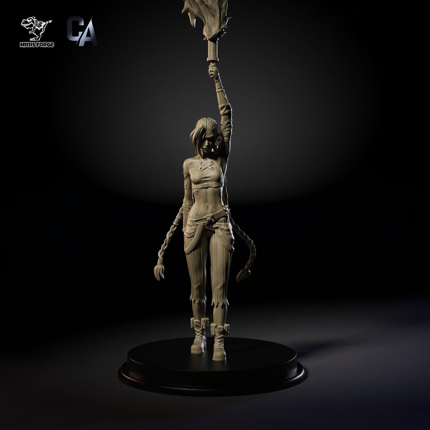 Jinx with Flare Arcane Collectible Resin Statue – Painted or Unpainted 3D Printed Model Kits for League of Legends Fans