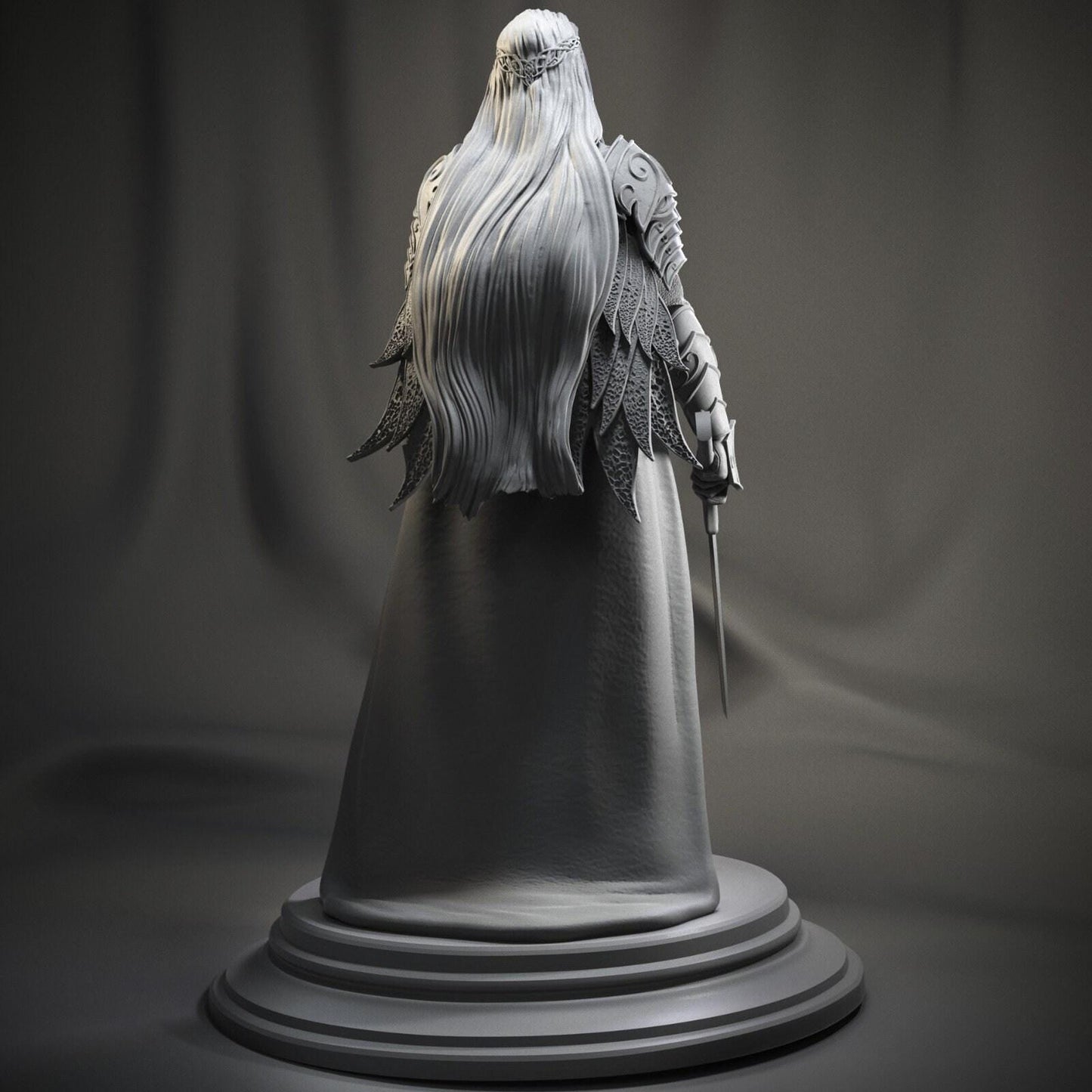 Thranduil 3D Printed Statue Collectible Figure | Hand Painted or Unpainted Elvish King from The Hobbit Series