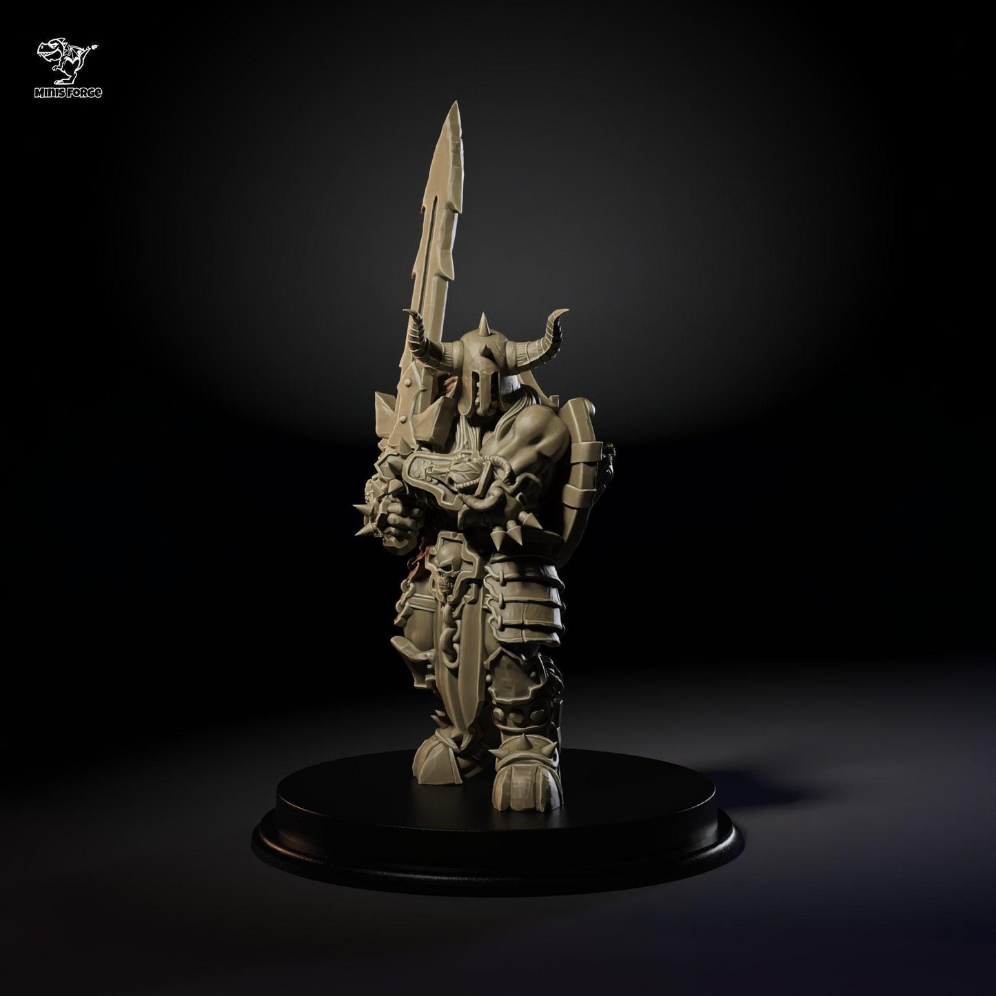 Chaos Warriors Miniature 3D Print Dungeons and Dragons Mini RPG Tabletop DnD Painting Great Gift Idea