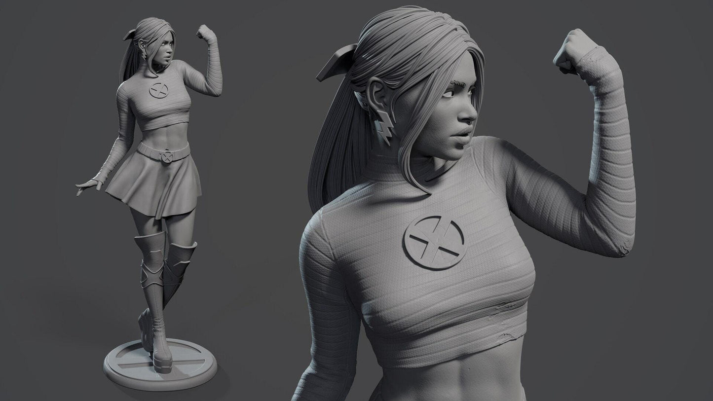 Storm X-Men 3D Printed Collectible Statue - Dynamic Ororo Munroe Figure for Marvel & X-Men Fans