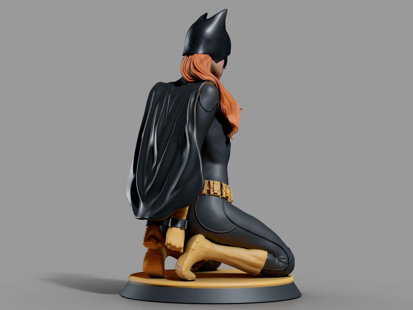 Batlady Collectible Statue Hand-Painted 3D Resin Figure - Ready-to-Display Gotham Heroine, DC Comics Memorabilia, Batarang Art, Scale 1/10