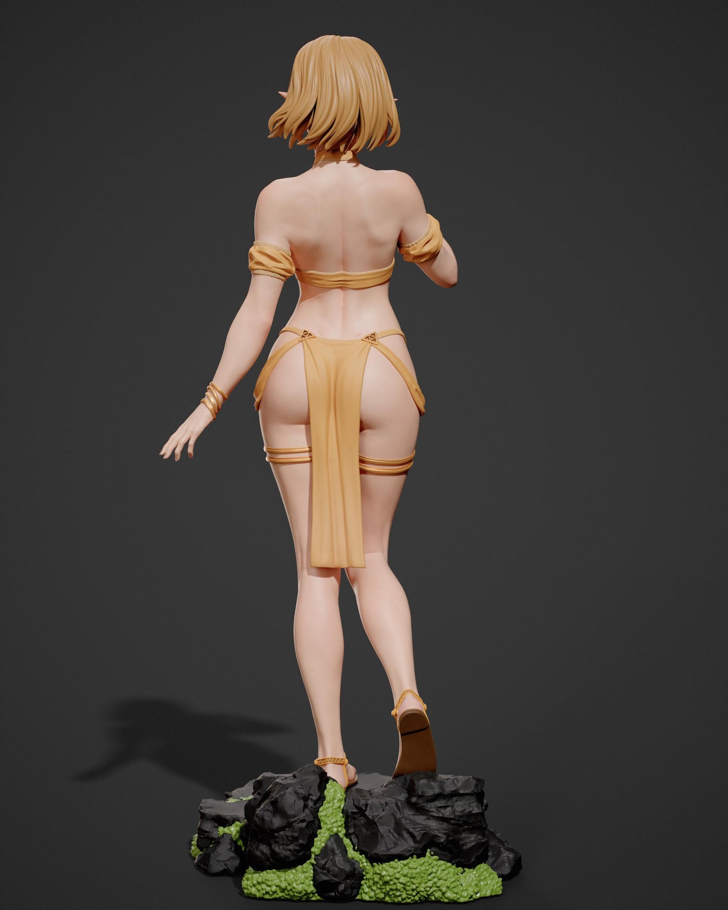 Adult Princess Zelda Collectible Statue: Hand-Painted 3D Resin Figure for Premium Gaming & NSFW Option Available