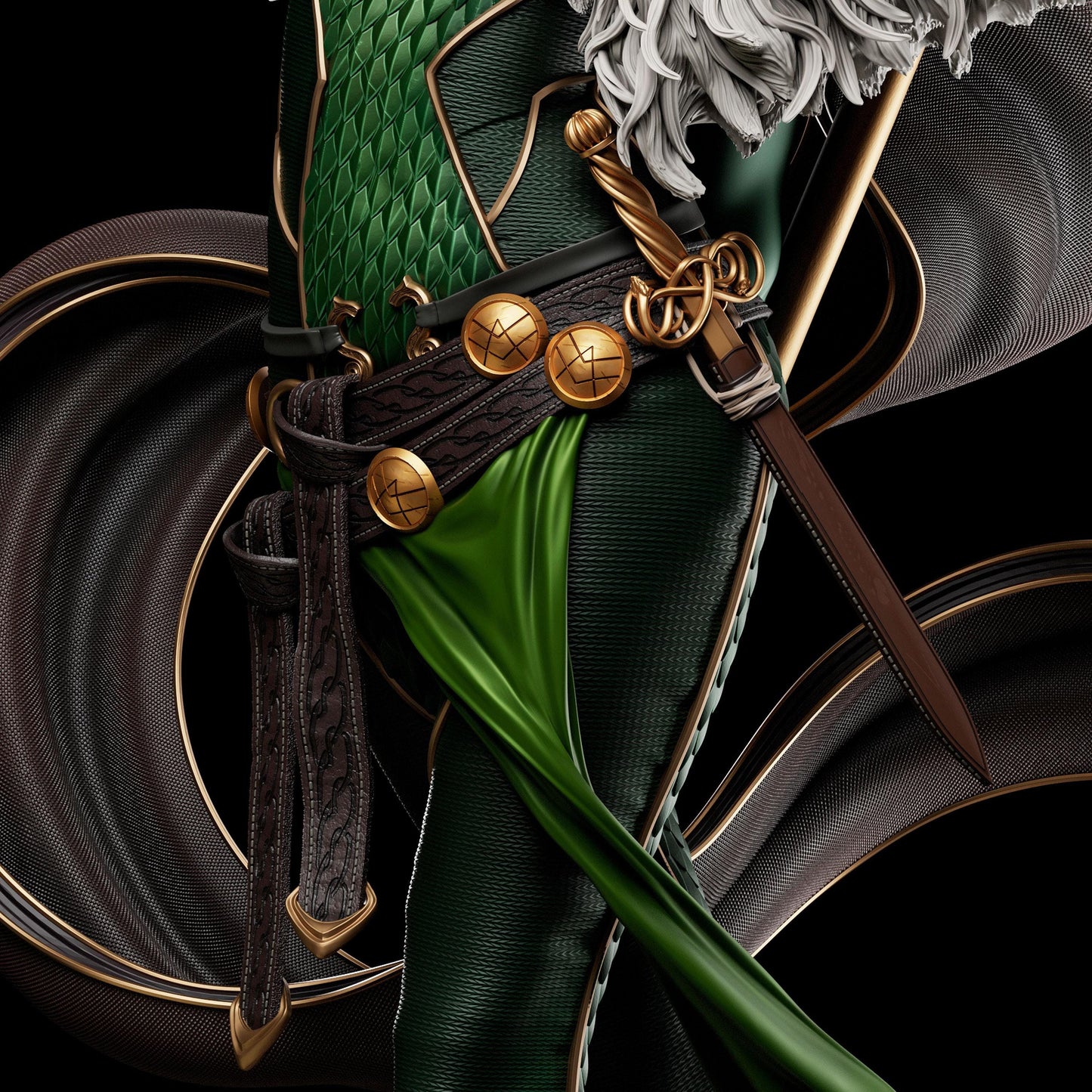 Lady Loki Fanart: Impressive 3D-Printed Collectible Figure - Marvel Villainess