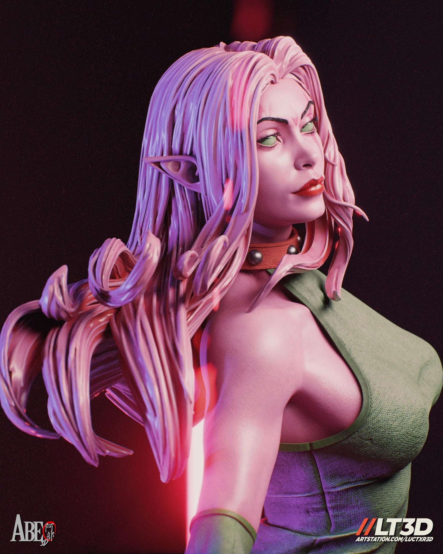 Blink Marvel X-Men Collectible 3D Printed Resin Figure | Hand Painted or Unpainted Mutant Statue