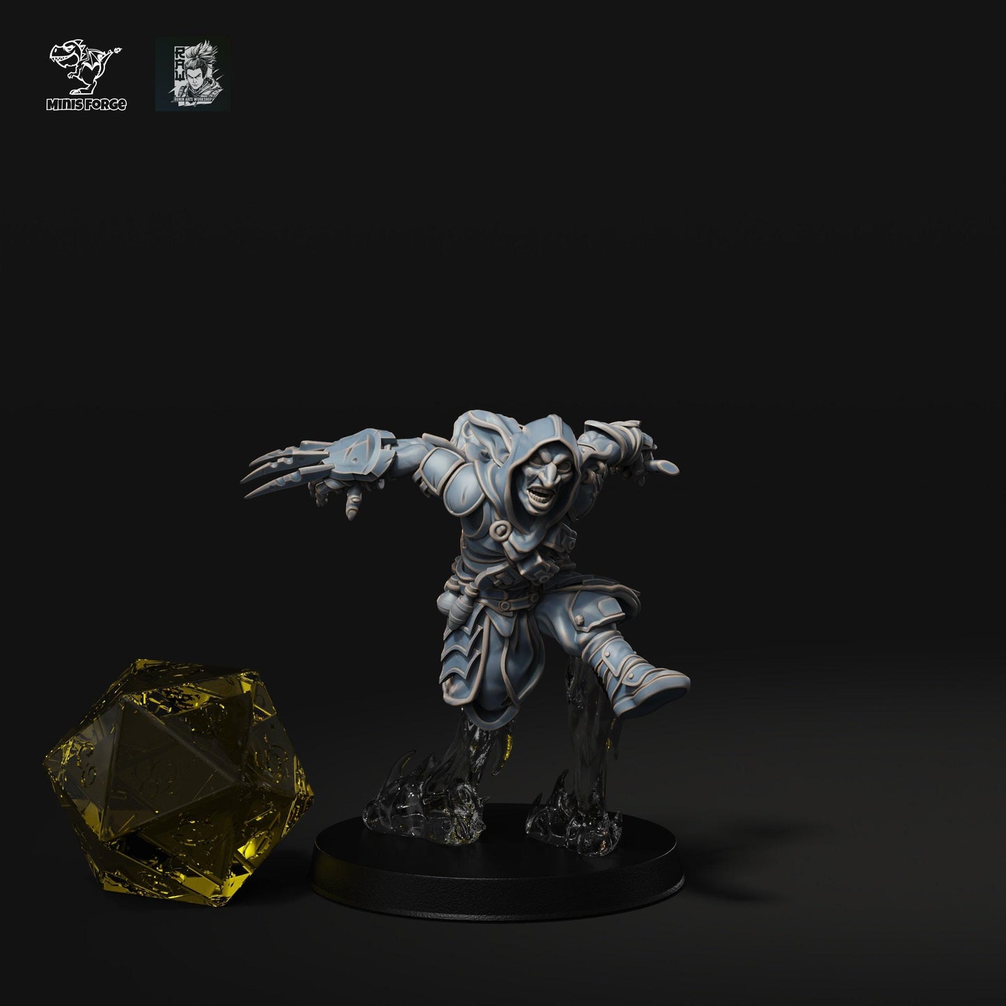 Goblin Fantasy Football Warband: Dynamic Action Poses in 35mm - Enhance Your DnD and Pathfinder Adventures with 3D-Printed Miniatures