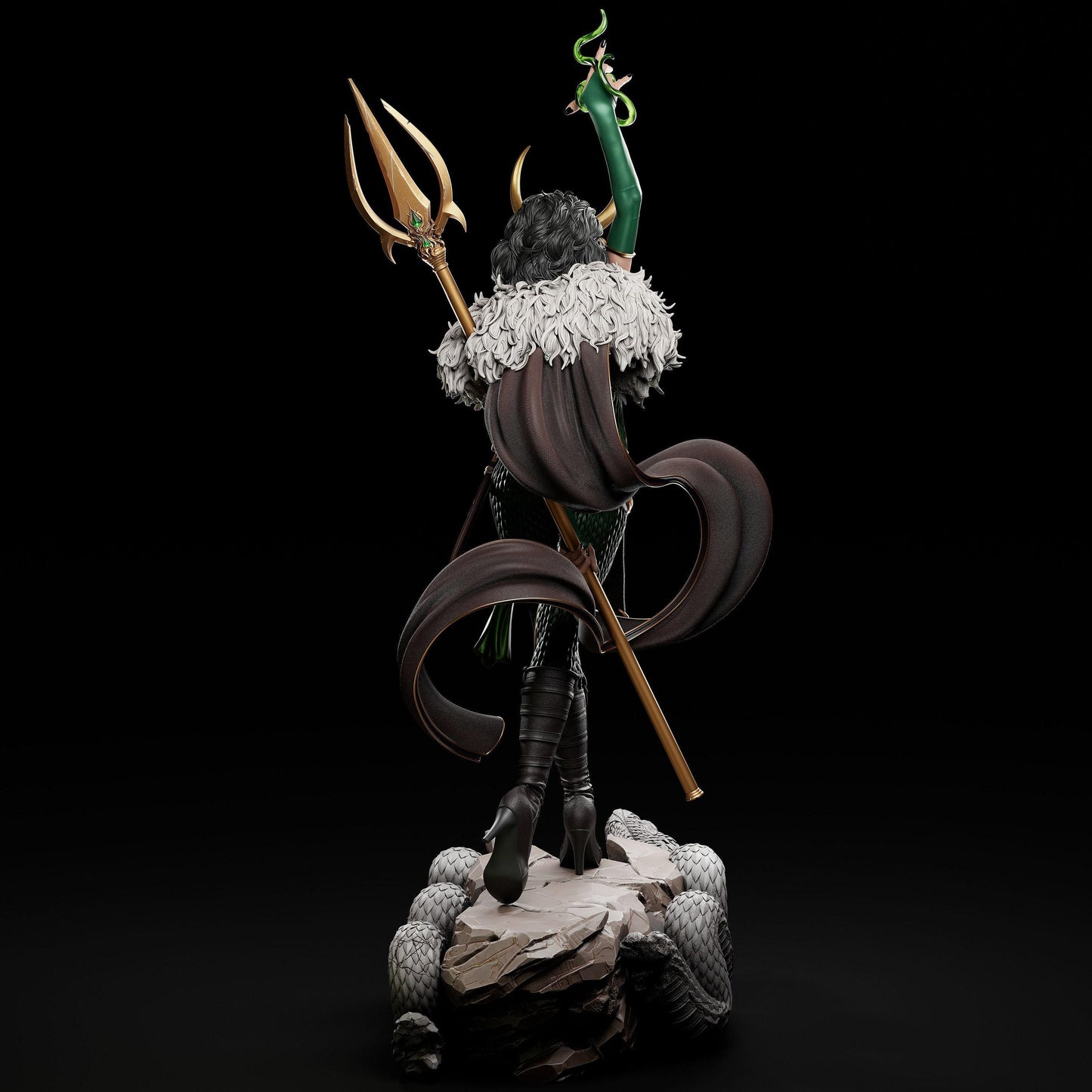 Lady Loki Fanart: Impressive 3D-Printed Collectible Figure - Marvel Villainess