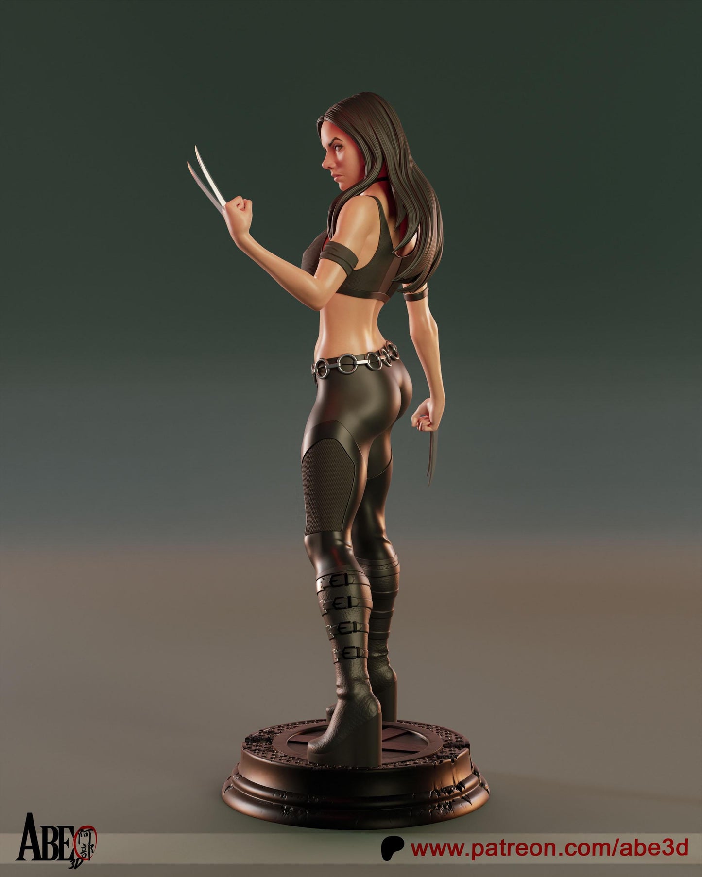 X-23 Collectible Statue: Hand-Painted 3D Resin Figure with Optional NSFW Variant!