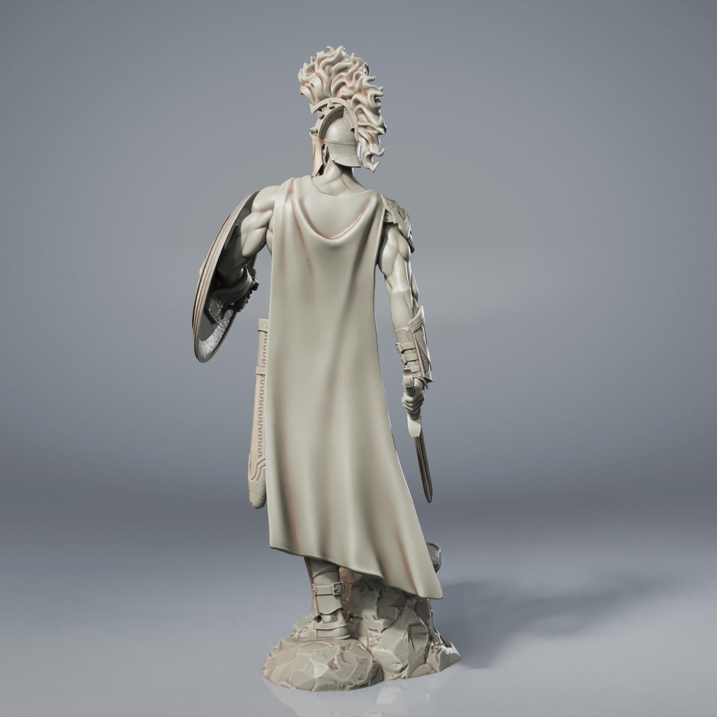 Ares Hand Painted 3D Printed Collectible Statue - Mighty Greek God of War Figure for Mythology Fans