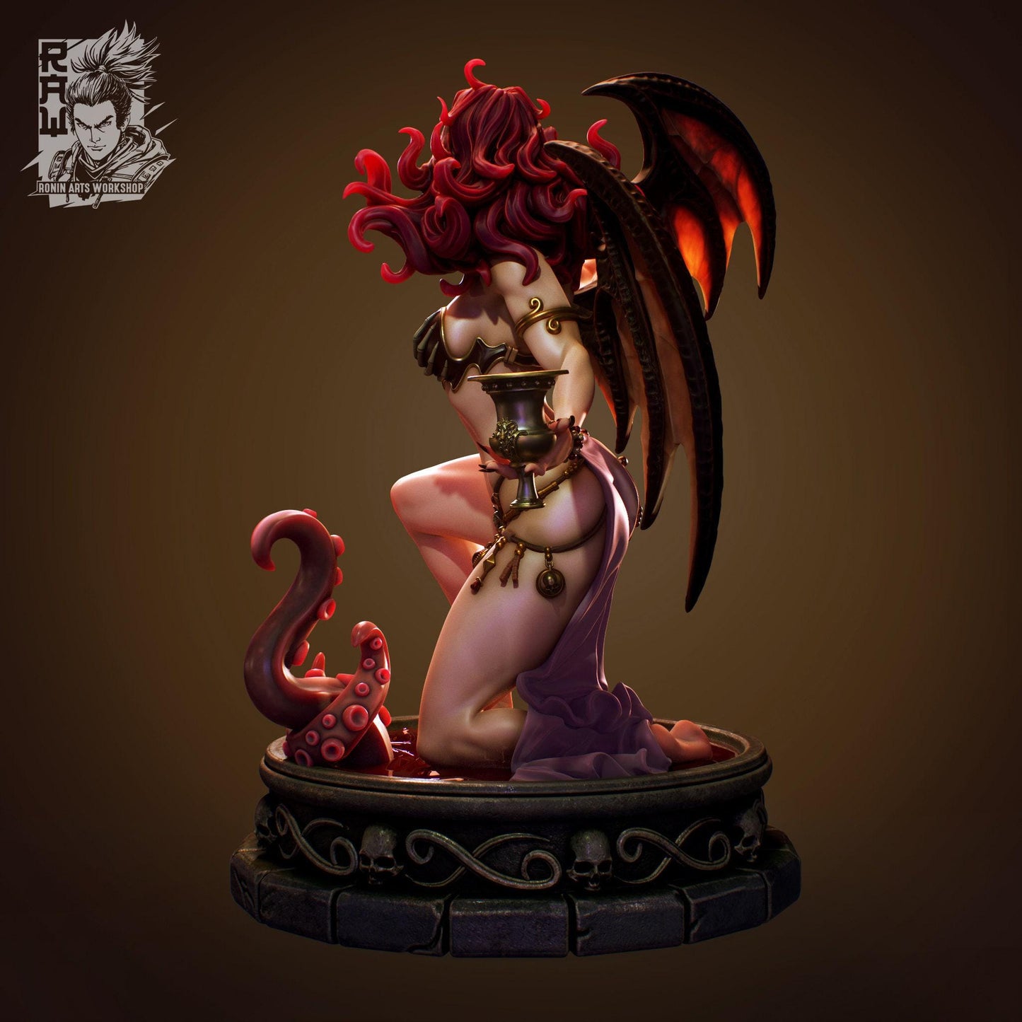 Succubus Cassandra, Dnd miniatures, Tabletop miniatures, 3d printed miniatures, Collectible figurines, Pathfinder, Dnd, dungeons and dragons