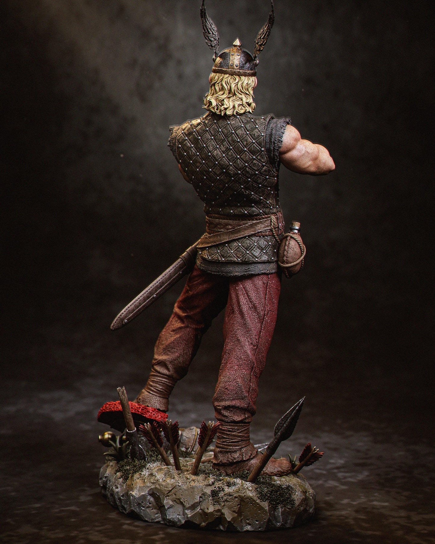 Gallic Hero: Asterix the Gaul Collectible Statue – Iconic 3D Printed Figure for Fans