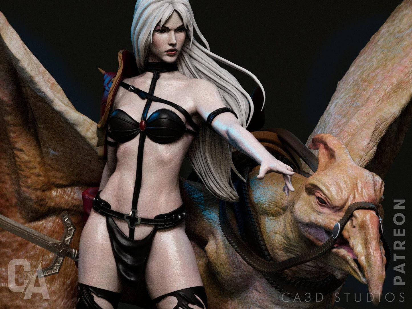 Heavy Metal Heroine: Taarna 3D Print Collectible – Iconic Figure for Sci-Fi & Fantasy Fans