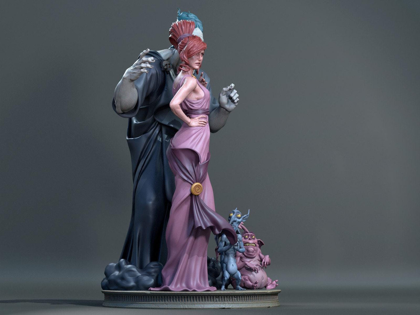 Heroic Zagreus Hades Video Game 3D Printed Statue: Unofficial Roguelike Collectible Fan Art Figure