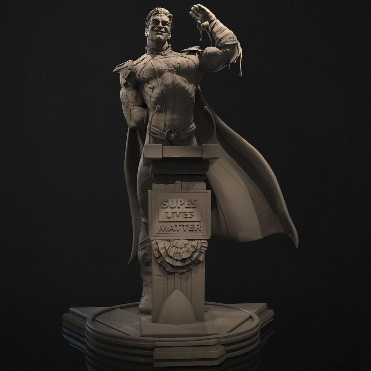 Homelander (The Boys) Collectible Resin Statue – Painted or Unpainted Model Kit for Fans