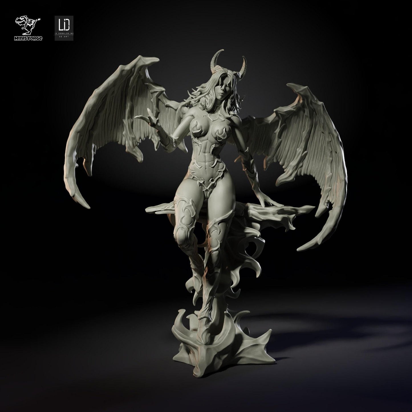 Succubus: Alluring Collectible Miniature Statue - NSFW Fantasy Figure