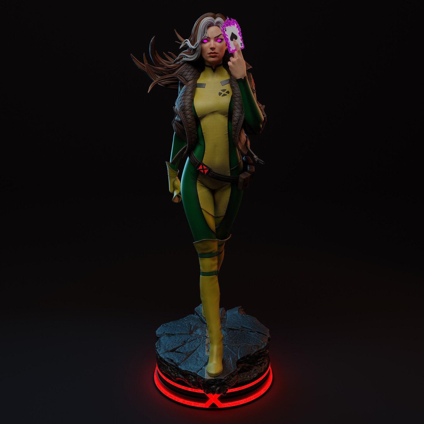 Rogue X-Men 3D Printed Collectible Statue: Iconic Mutant Hero Figure for Marvel Fans!
