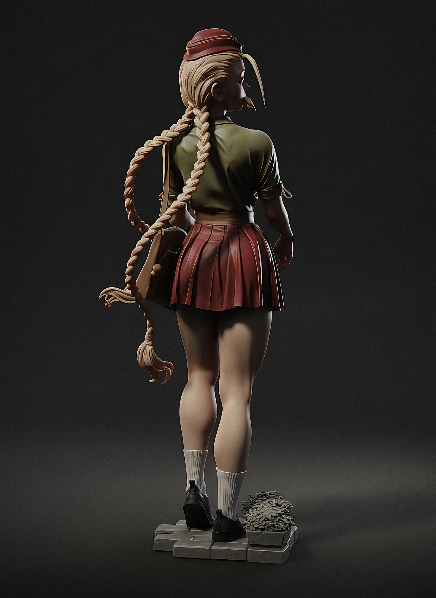 High-Detail Cammy Collectible Statue | 3D Printed Street Fighter Figure for Fans | Painted or DIY Unpainted Kit