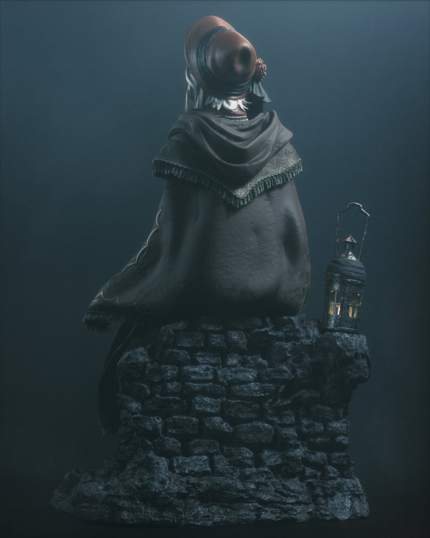 Hand-Painted Plain Doll Statue – Bloodborne 3D Printed Collectible Figure, Gothic Display Piece for Adults