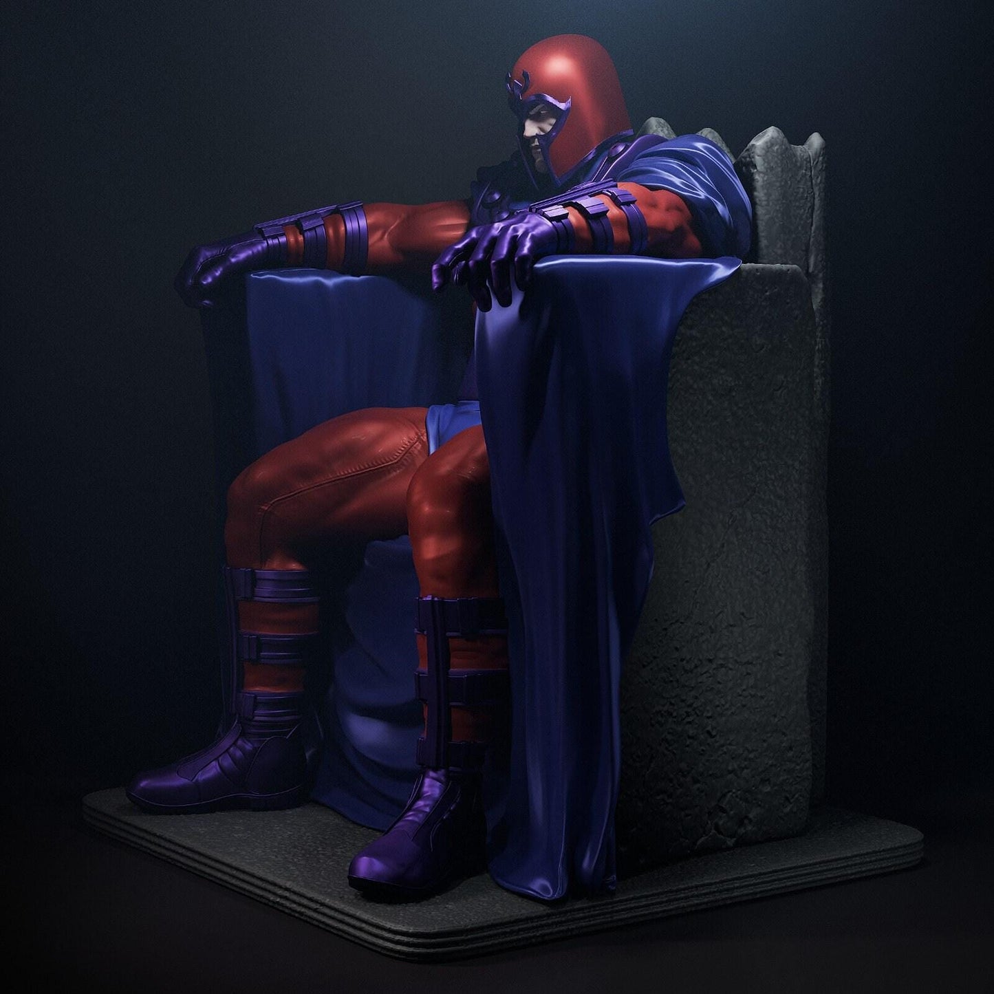 Master of Magnetism: Magneto 3D Printed Statue Collectible - X-Men Premium Figure