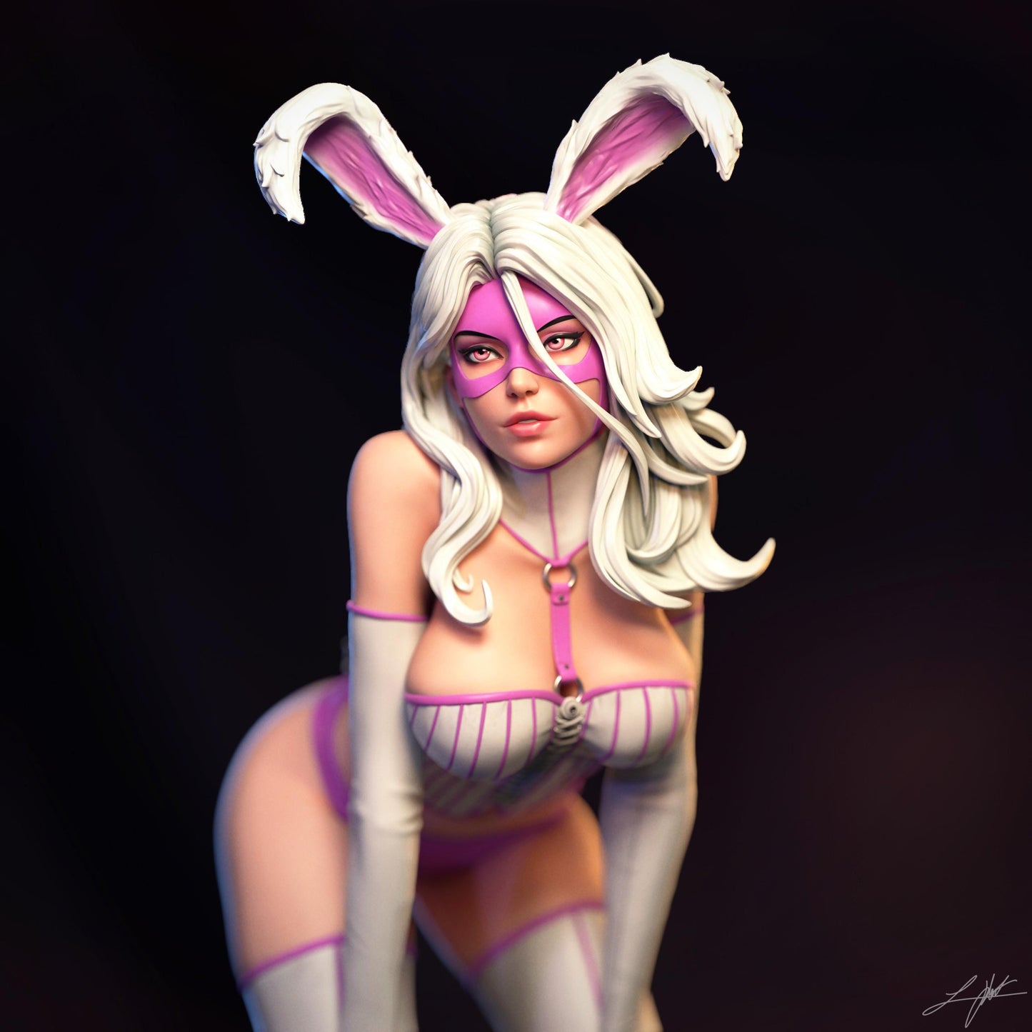White Rabbit Resin Statue (Painted) – DC Gotham Villain Collectible