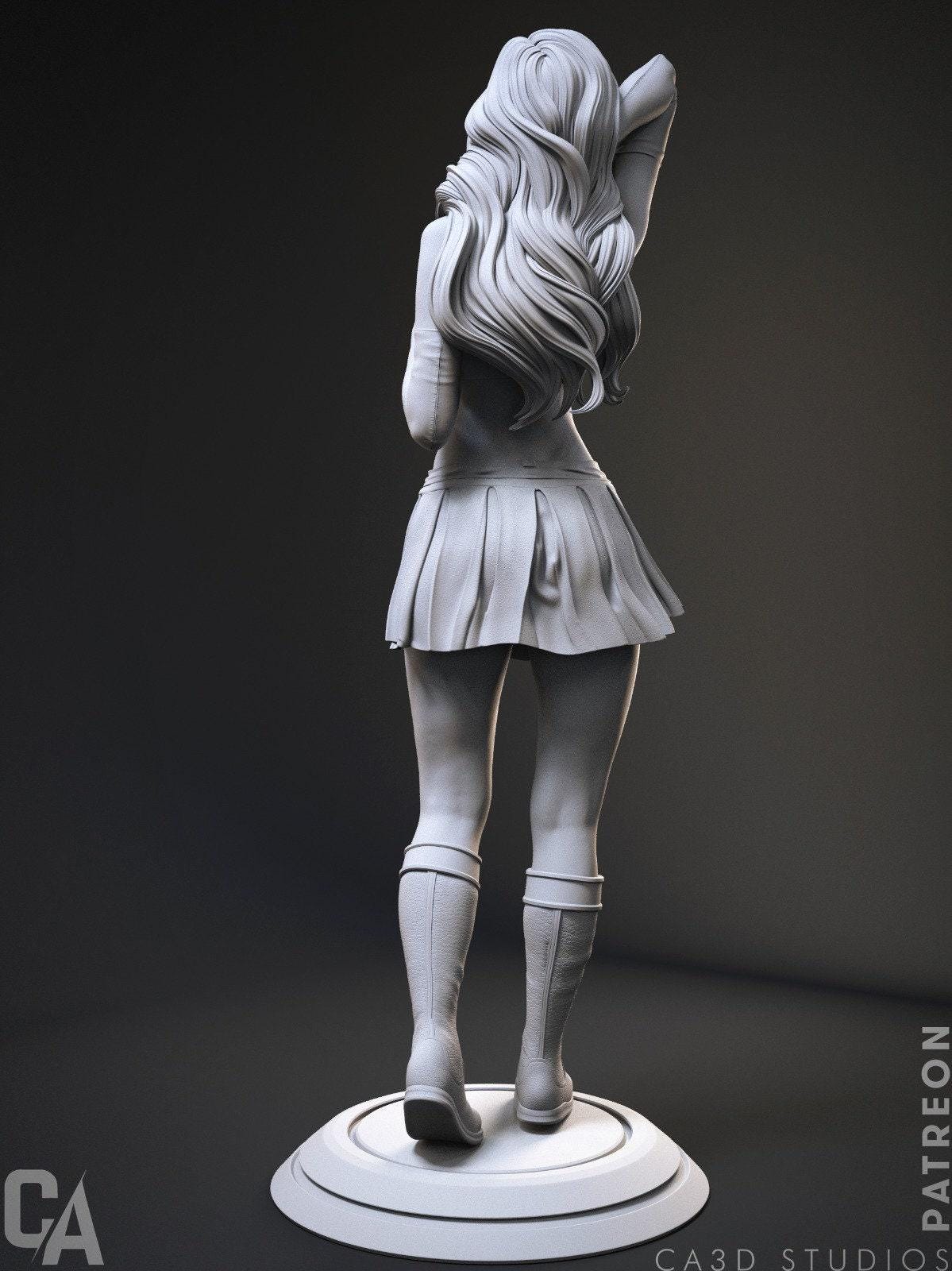 Supergirl Collectible 3D Print Fanart Statue - Dynamic DC Comics Heroine Figure for Fans
