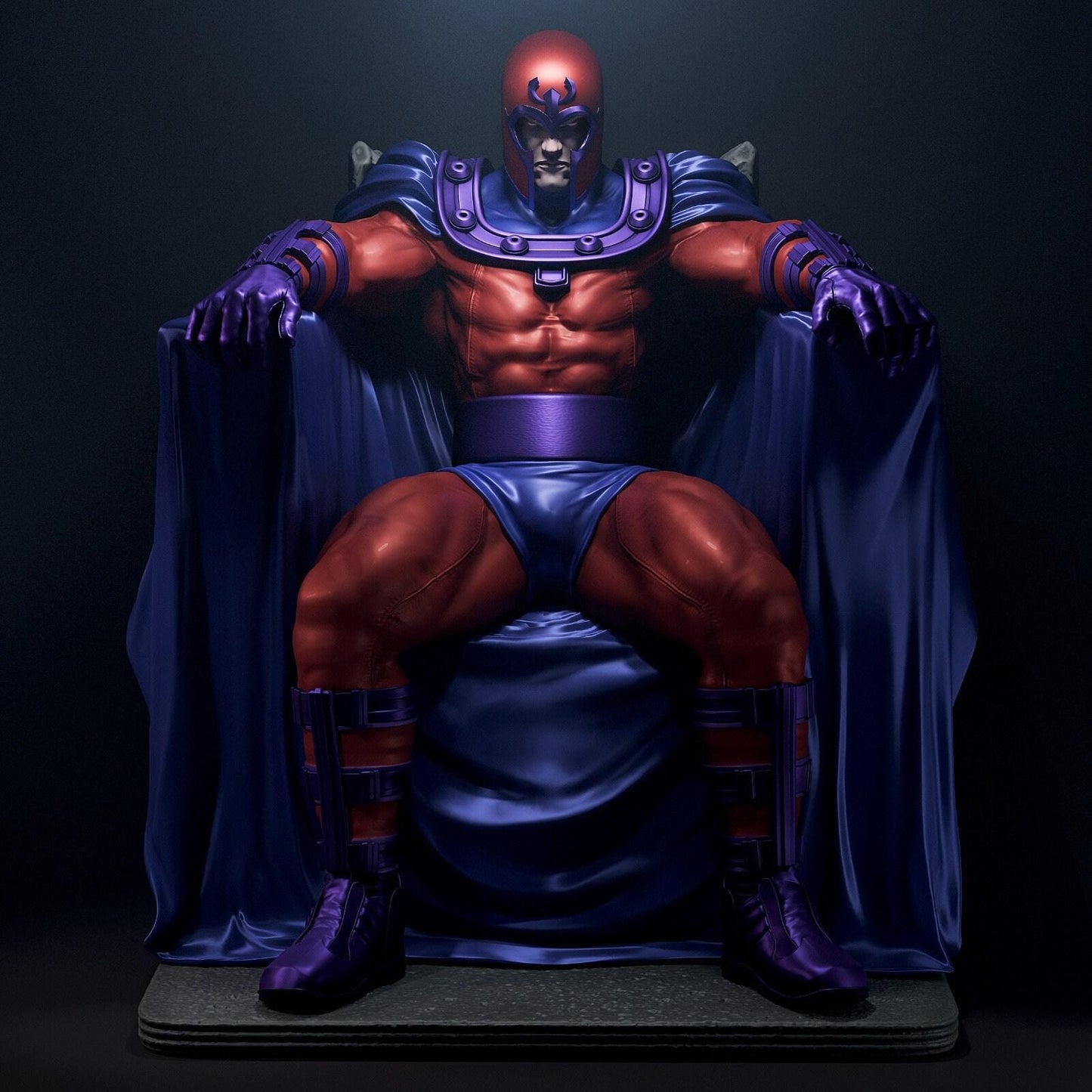 Master of Magnetism: Magneto 3D Printed Statue Collectible - X-Men Premium Figure
