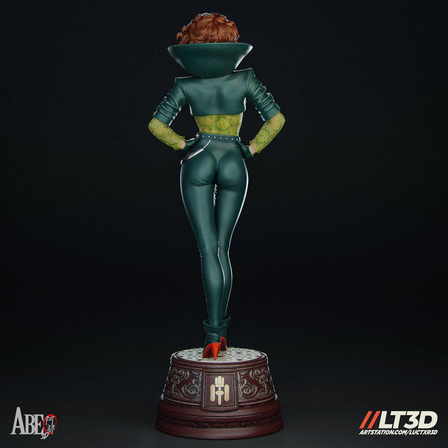 Rogue Hellfire Gala-Inspired Resin Statue - Hand-Painted or Unpainted 3D Printed Collectible | Comic Art Decor