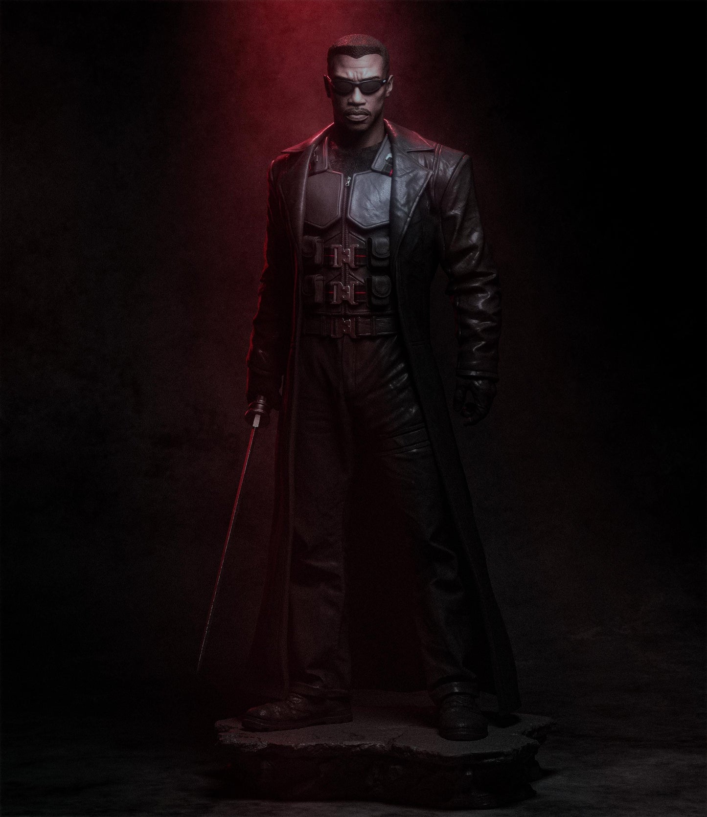 Blade: Eternal Vampire Hunter Collectible Statue Hand-Painted 3D Resin Figure - Ready-to-Display Marvel Comics Art, Daywalker Vampire Slayer