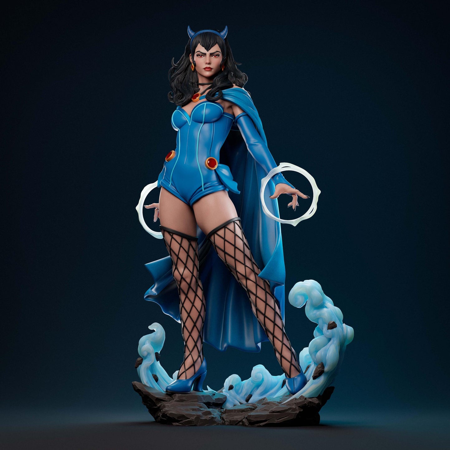 Experience the Darkness: Exquisite Raven (Rachel Roth) Hand-Painted Resin Collectible Statue - Teen Titans DC Comics Figure