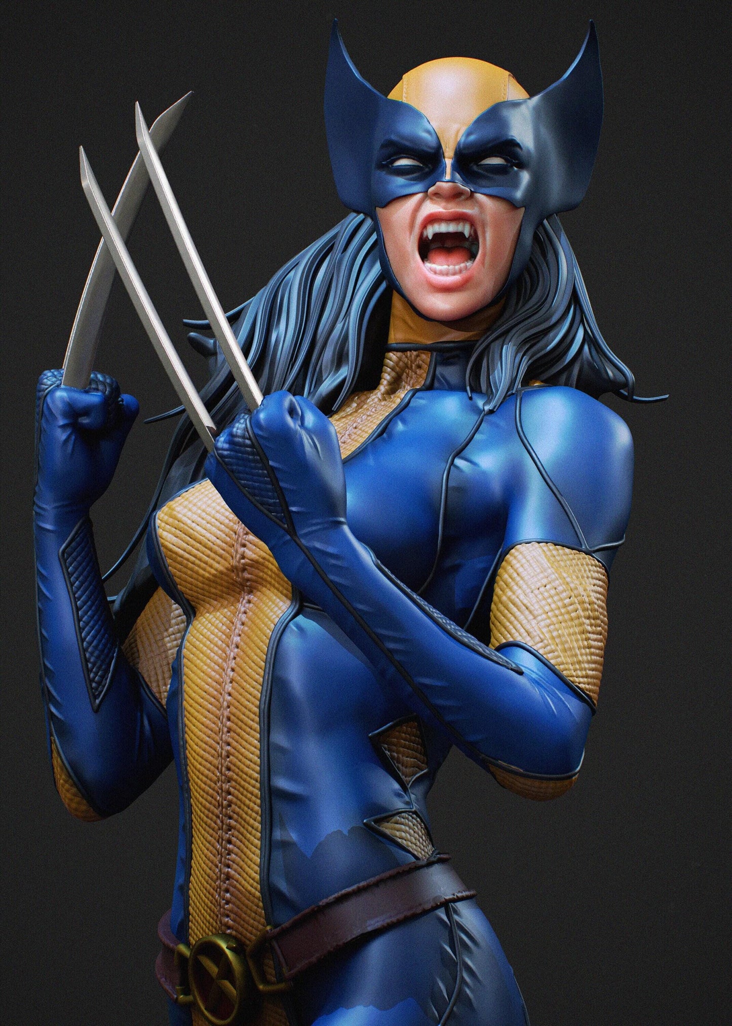 Unleash the Fury: X-23 Laura Kinney X-Men Collectible Resin Figure – Optional NSFW Variant for Adult Fans!
