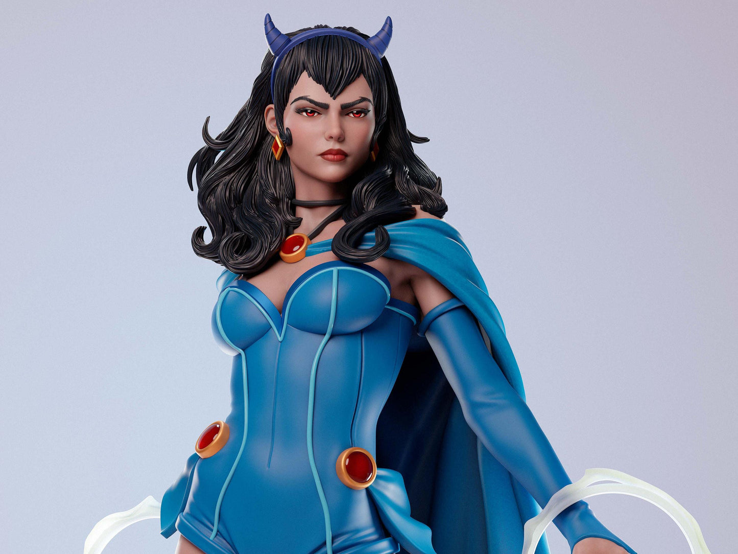 Experience the Darkness: Exquisite Raven (Rachel Roth) Hand-Painted Resin Collectible Statue - Teen Titans DC Comics Figure