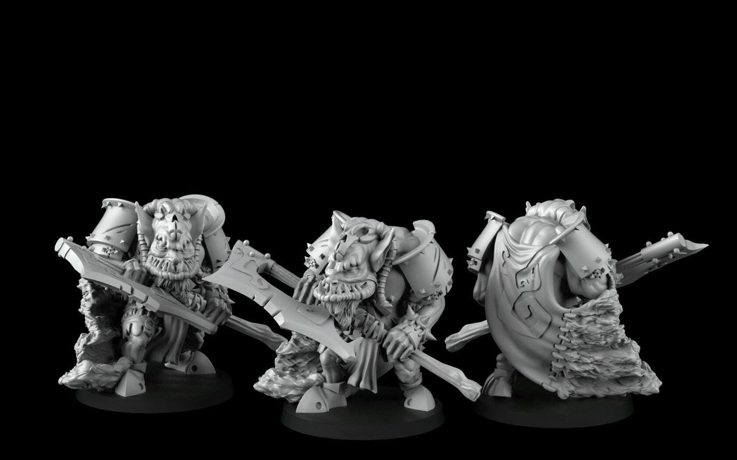 Orcs 3D Print Collectible Resin Miniature dnd Pathfinder ttrpg wargames d20 rpg 35 mm scale