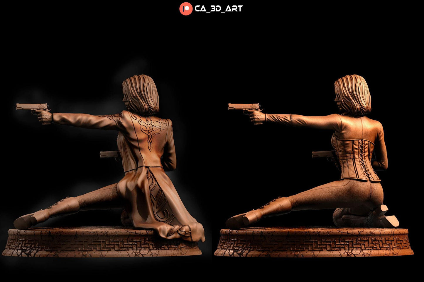 Selene Underworld Vampire Collectible 3D Printed Resin Miniature | Hand Painted or Unpainted | SFW & NSFW