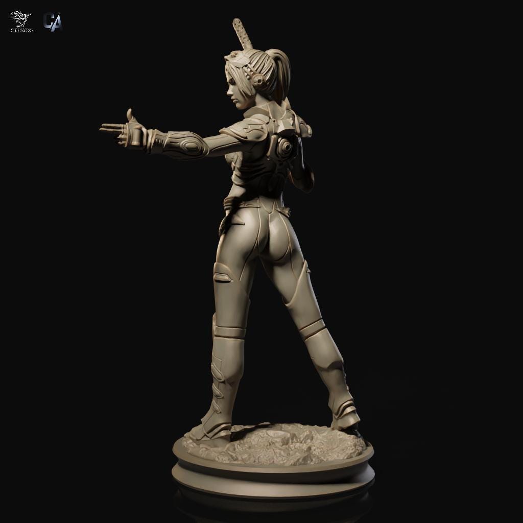 Precision Perfect: Nova Sniper 3D Print Collectible Figurine – Elite Sci-Fi Resin Display Piece