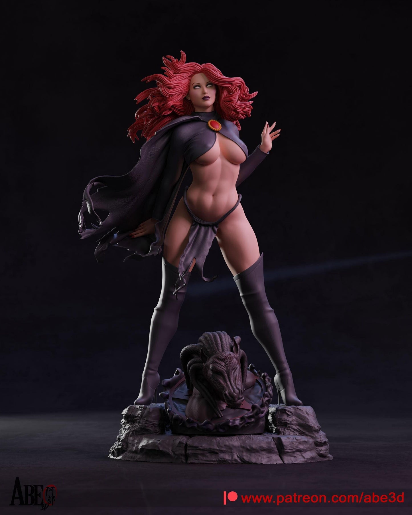 Goblin Queen's Reign: Madelyne Pryor Fanart 3D Print Collectible (NSFW) – X-Men
